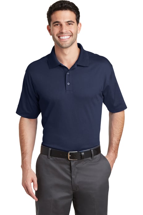 Front view of Rapid Dry Mesh Polo