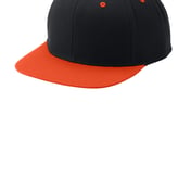 Front view of YP Classics&reg; Flat Bill Snapback Cap