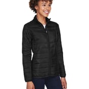 Side view of Women’s Prevail Packable Puffer Jacket
