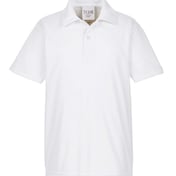 Front view of Youth Zone Performance Polo