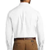 Back view of Tall Long Sleeve Carefree Poplin Shirt