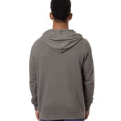 Back view of Hemp Hero Full-Zip Hooded Sweatshirt