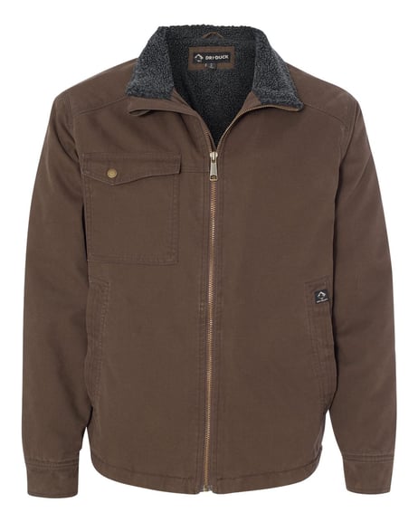 Front view of Endeavor Canyon Cloth™ Canvas Jacket With Sherpa Lining
