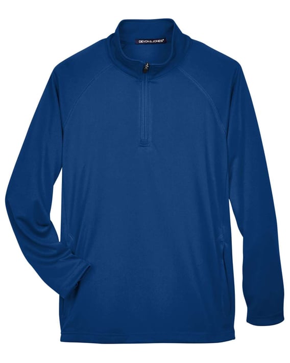 Front view of Stretch Tech-Shell® Compass Quarter-Zip Pullover