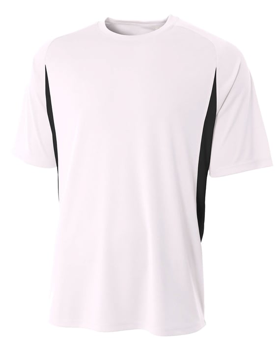 Front view of Youth Cooling Performance Color Blocked T-Shirt