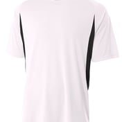 Front view of Youth Cooling Performance Color Blocked T-Shirt