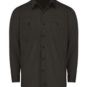 Front view of Industrial Worktech Ventilated Long Sleeve Work Shirt