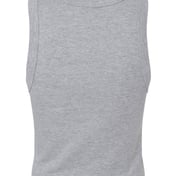 Back view of Women’s Micro Rib Racer Tank