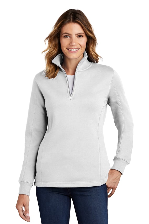 Front view of Women’s 1/4-Zip Sweatshirt
