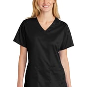Front view of Wink Women’s WorkFlex V-Neck Top
