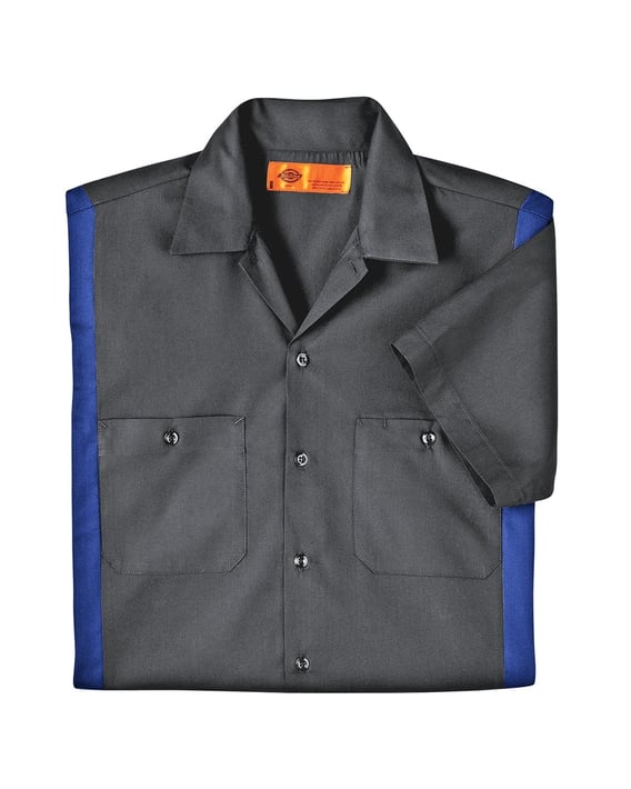 Front view of Men’s 4.25 Oz. Industrial Colorblock Shirt