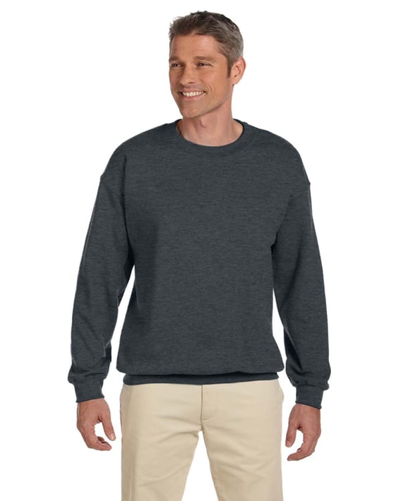 Front view of Adult Super Sweats® NuBlend® Fleece Crew