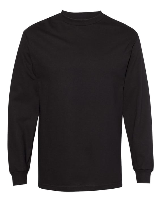 Front view of Heavyweight Cotton Long Sleeve Tee