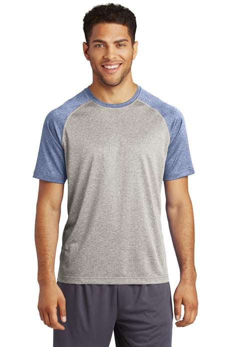 Front view of Heather-On-Heather Contender Tee