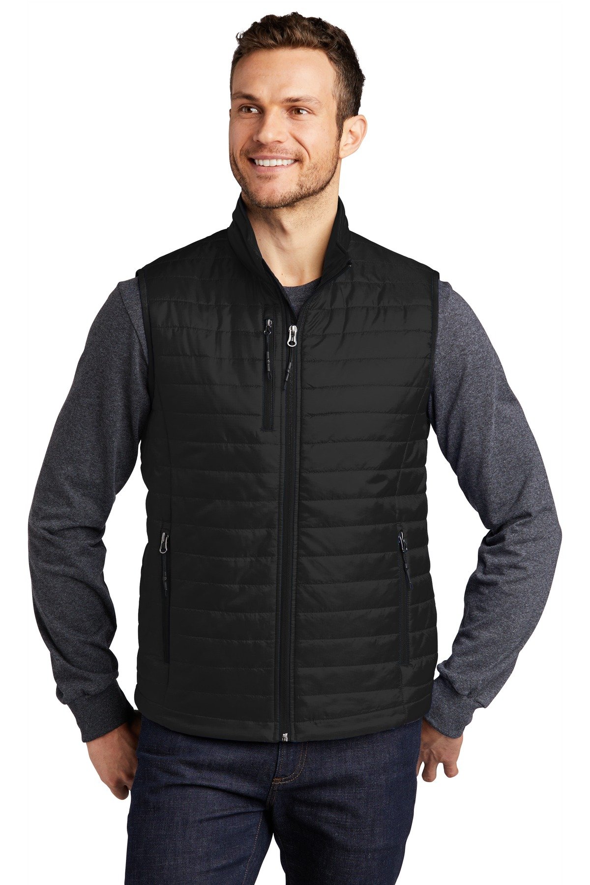 Front view of Packable Puffy Vest
