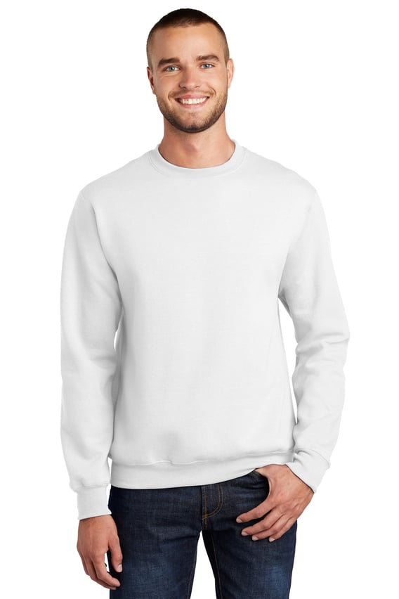 Front view of Essential Fleece Crewneck Sweatshirt