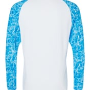 Back view of Panama Colorblocked Long Sleeve T-Shirt