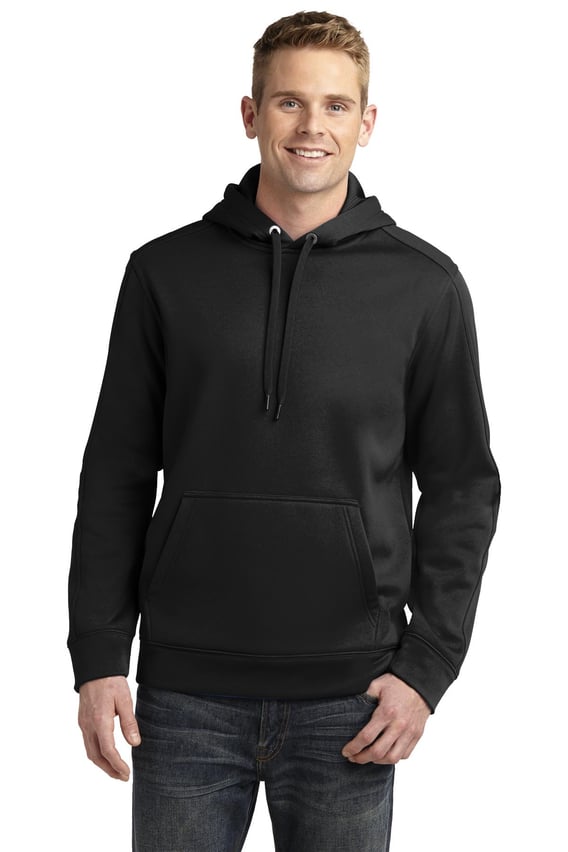 Front view of Repel Fleece Hooded Pullover