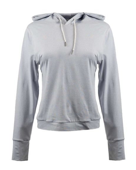 Front view of Women's Dawn To Dusk Hooded Pullover