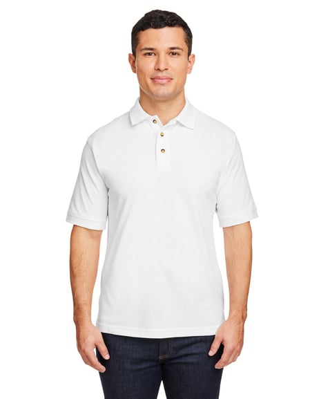 Men’s 6 Oz. Ringspun Cotton Piqué Short-Sleeve Polo