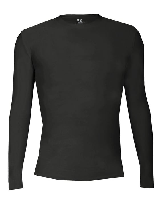 Front view of Youth Pro-Compression Long Sleeve T-Shirt