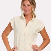 Front view of Women’s French Terry Half Zip