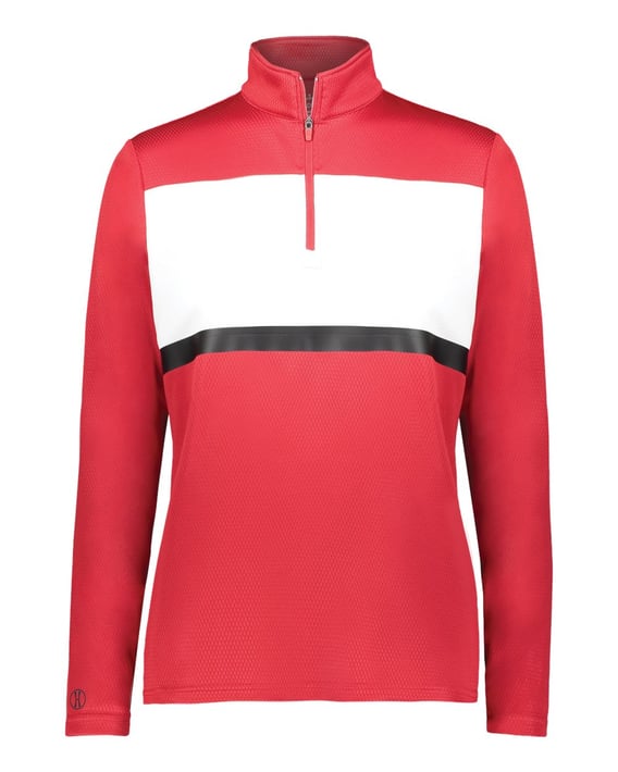 Front view of Women’s Prism Bold Quarter-Zip Pullover