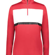 Front view of Women’s Prism Bold Quarter-Zip Pullover