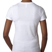 Back view of Ladies’ CVC T-Shirt