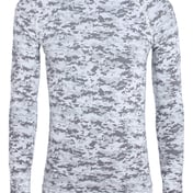 Front view of Youth Hyperform Long-Sleeve Compression Shirt