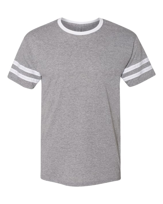 Front view of Triblend Varsity Ringer T-Shirt