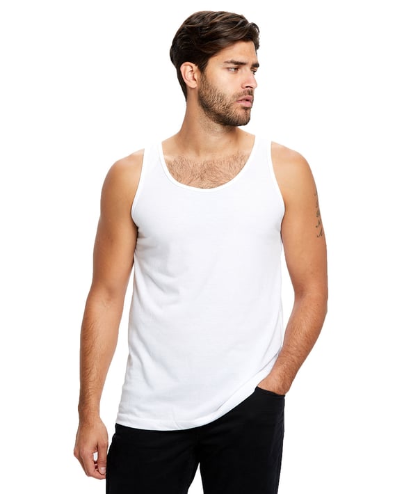 Front view of Unisex Poly-Cotton Tank