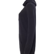 Side view of Women S Special Blend Hooded Sweatshirt Dress