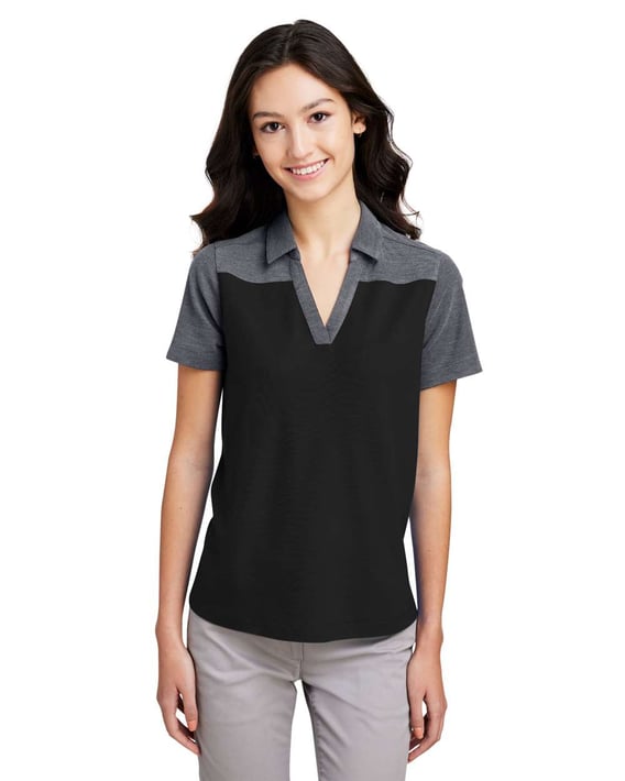 Front view of Women’s Fusion ChromaSoft™ Colorblock Polo