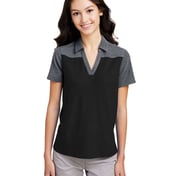 Front view of Women’s Fusion ChromaSoft™ Colorblock Polo