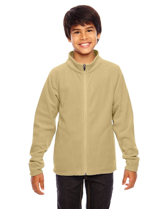 Front view of Youth Campus Microfleece Jacket