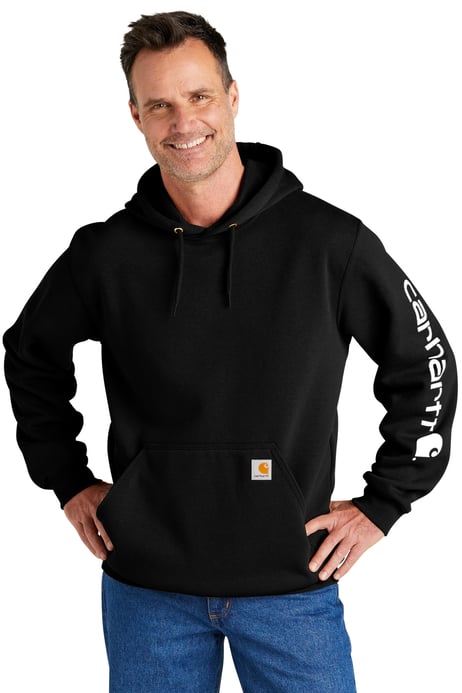 Frontview ofMidweight Hooded Logo Sweatshirt