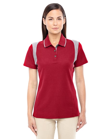 Front view of Ladies' DRYTEC20 Performance Colorblock Polo