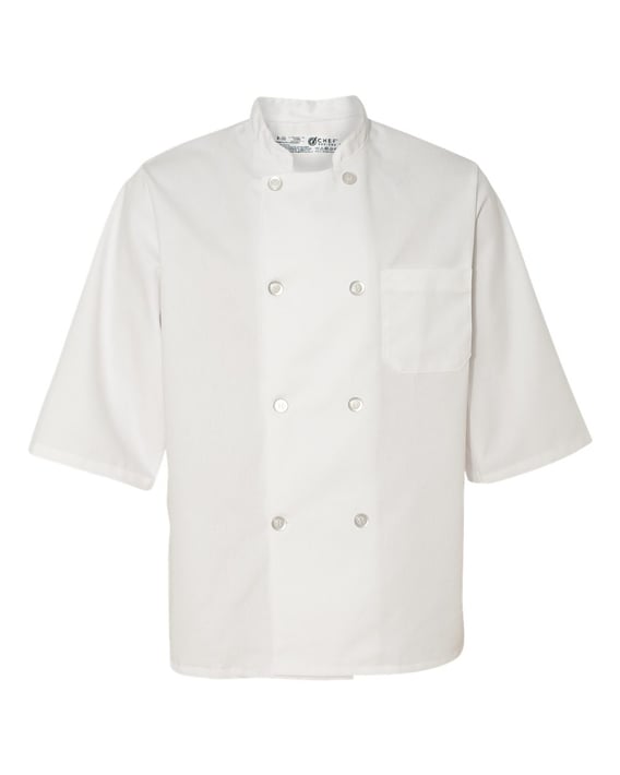 Front view of Half Sleeve Chef Coat