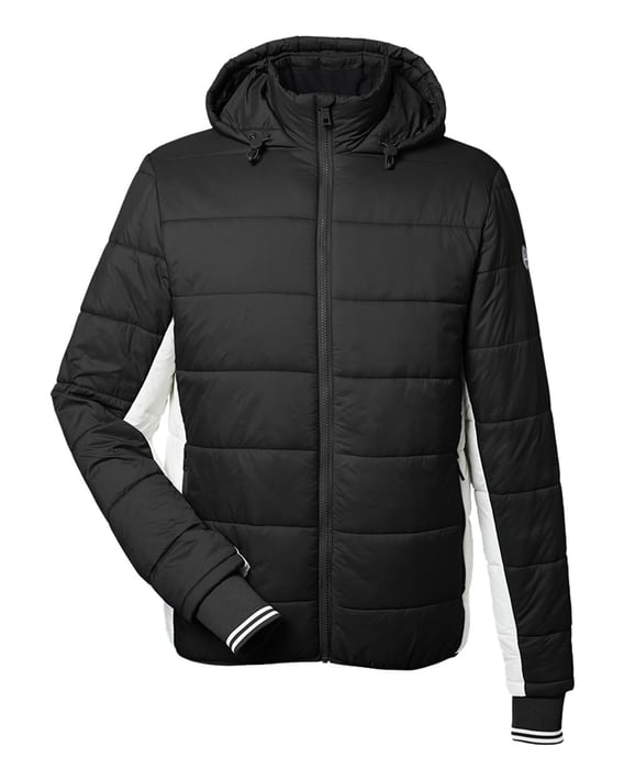 Front view of Nautical Mile Hooded Puffer Jacket