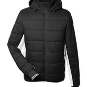 Front view of Nautical Mile Hooded Puffer Jacket