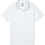 Front view of Youth Cool & Dry Mesh Piquéé Polo