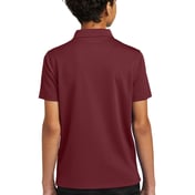 Back view of Youth Dry Zone® UV Micro-Mesh Polo