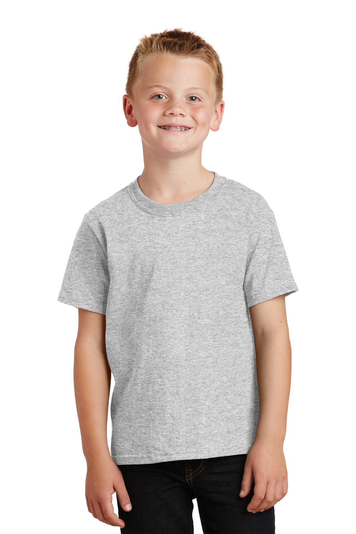 Front view of Youth Core Cotton Tee