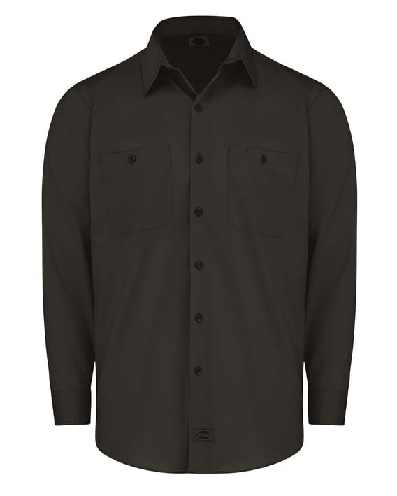 Front view of Industrial Worktech Ventilated Long Sleeve Work Shirt – Tall Sizes