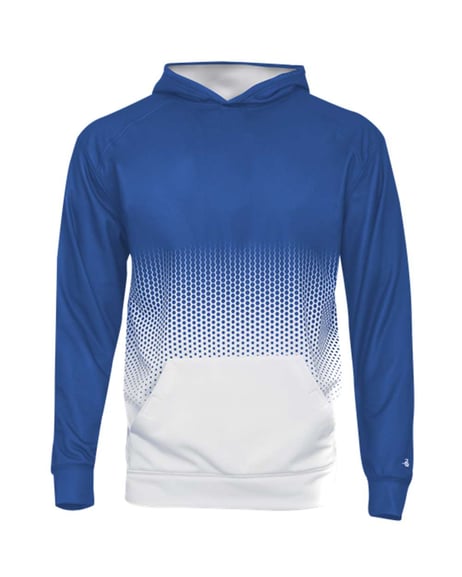 Front view of Youth Hex 2.0 Hooded Sweatshirt