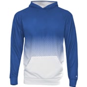 Front view of Youth Hex 2.0 Hooded Sweatshirt