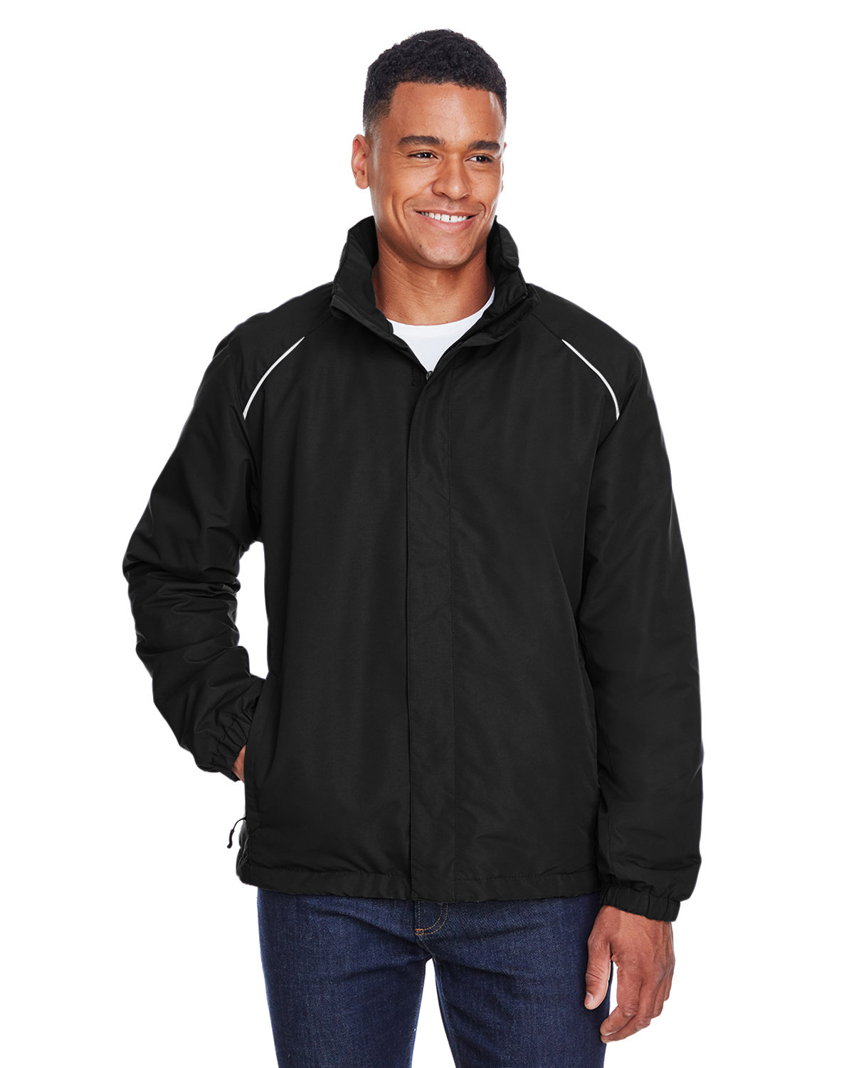 Front view of Men’s Tall Profile Fleece-Lined All-Season Jacket