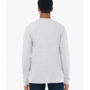 Back view of Unisex Power Washed Long-Sleeve T-Shirt