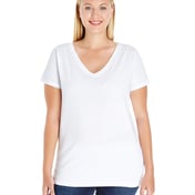 Front view of Ladies’ Curvy V-Neck T-Shirt